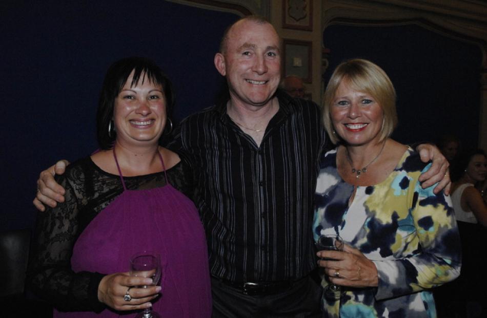 From left:  Rachelle Stanton of Dunedin, Bruce and Edna Johnston of Kapiti Coast