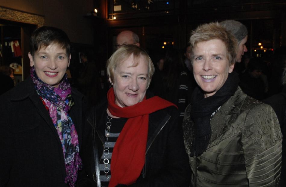 Ainsley Lewis and Jill Walker, both of Dunedin, and Jill Callon, of Christchurch.