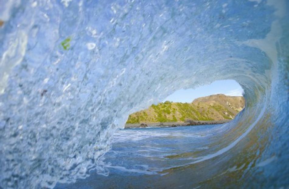Inside, Blackhead Beach, by Derek Morrison