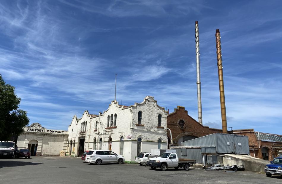 The Mosgiel Woollen Factory Company facade at Mill Park has protected historic status.PHOTOS:...