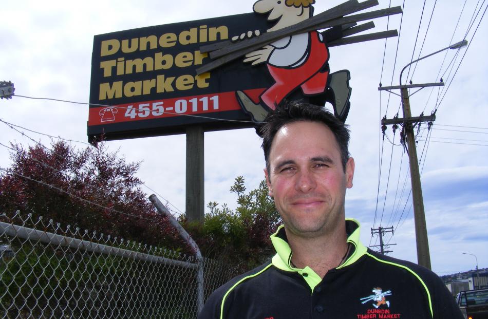 Service and affordability: Dunedin Timber Market owner Anthony Rotarangi is proud to be able to...
