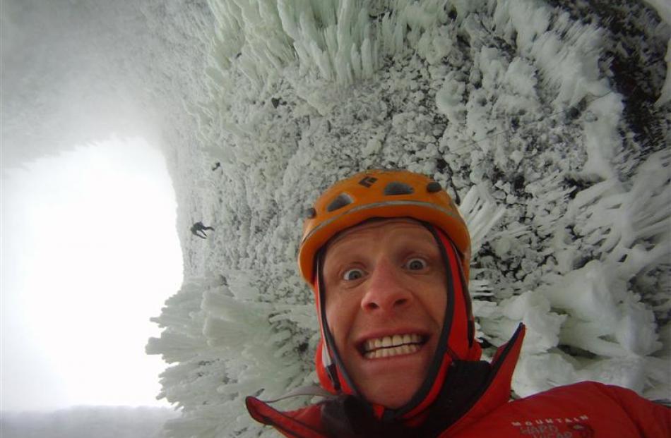 Base-jumper and intrepid ice climber Tim Emmett.