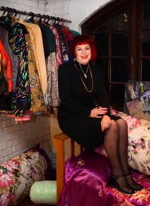 Debbie Gilhooley in her Flamingo Love space at Raspberry Beret boutique.