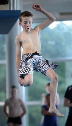 Cameron Andrews (11) has a style all his own.