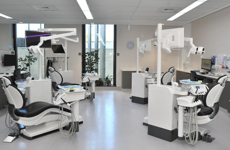 One of many new treatment spaces at the the University of Otago School of Dentistry 
...