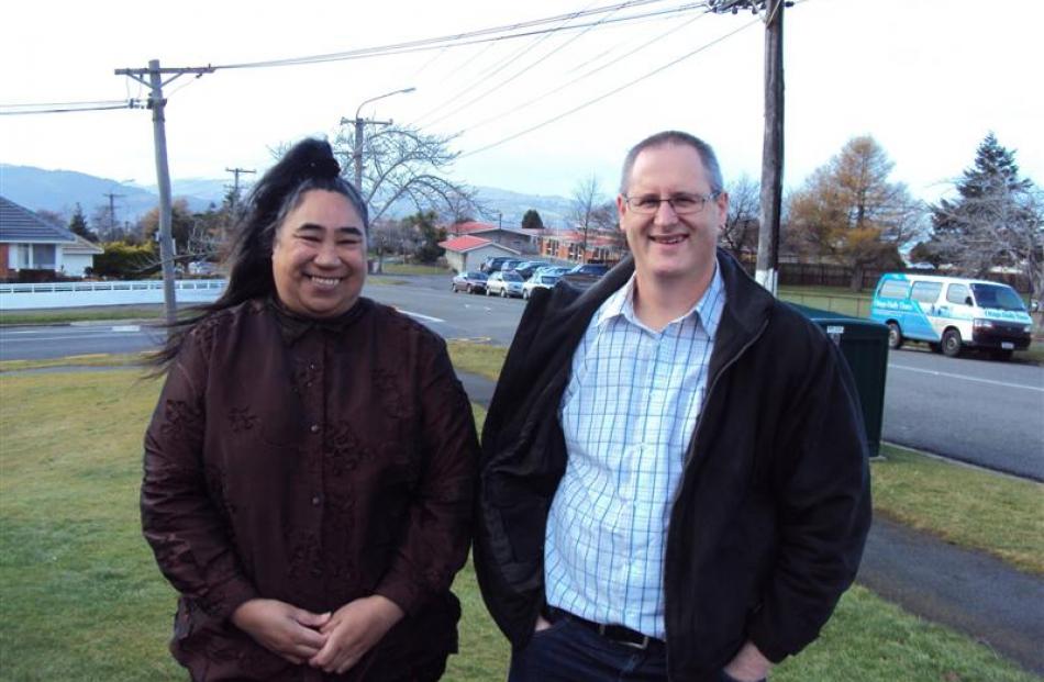 Community development project members Marie Laufiso and Andrew Scott are confident they will see...