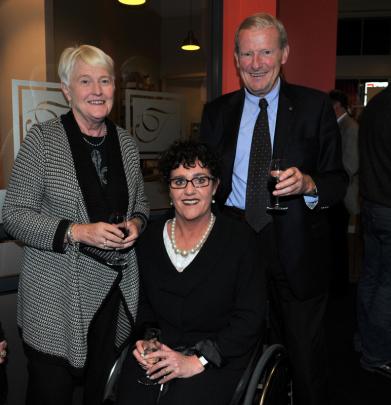 Rosalie Clarke, Denise Gow and Barry Clarke, all of Dunedin.