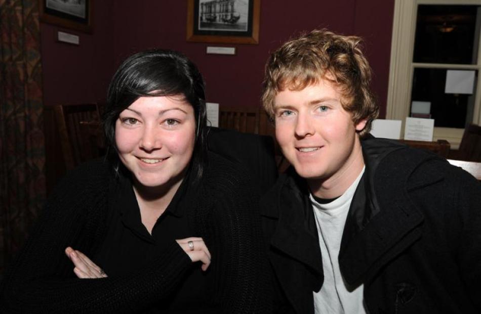 Stephanie Reid, of Oamaru and Frank Thame, from Christchurch. PHOTO: Gregor 
Richardson