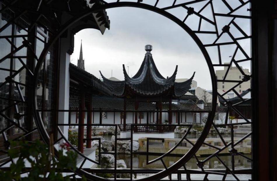 Views like that of the pavilion inside the Dunedin Chinese Garden have helped attract 183,000...