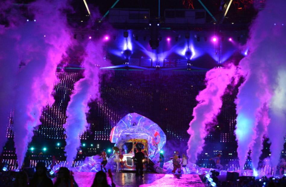 DJ Fatboy Slim was among the star performers. (Photo by Jeff J Mitchell/Getty Images)
