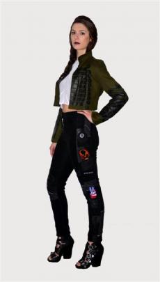 Biker Junkie pants, Nico top and Hendrix jacket.