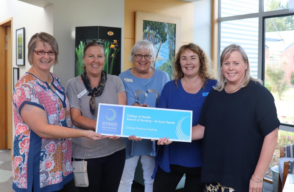 Otago Community Hospice provides teaching and clinical placements for Otago Polytechnic nursing...