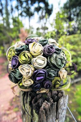 The bouquet of Nikki Mackay, who married Craig in the Caitlins. ASPIRING PHOTOGRAPHY.