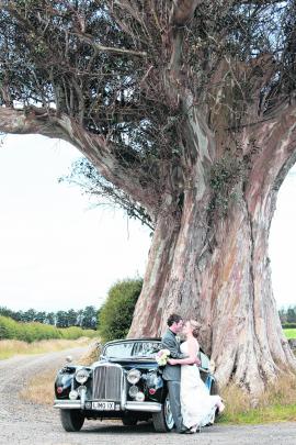 Louise Gorman and Hayden Guise, who were married at Grandview Gardens in January. LISA REID...