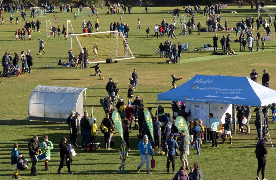 The Sunnyvale Sports Centre was a hive of activity.
