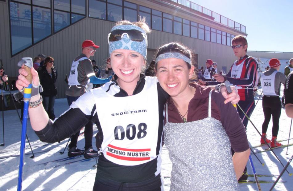 Maren Askins and Emma Davies, both of Wanaka.