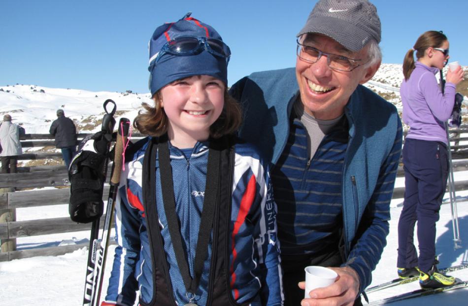 Stella (10) and father Gary Duncan, of Montreal, Canada.
