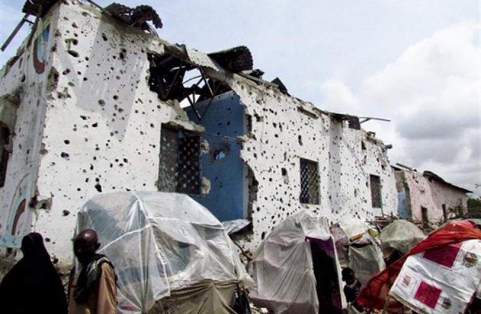 Much of Mogadishu's buildings and infrastructure have been destroyed by many years of civil war....