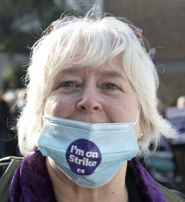 ICU nurse and union delegate Debbie Robinson. 