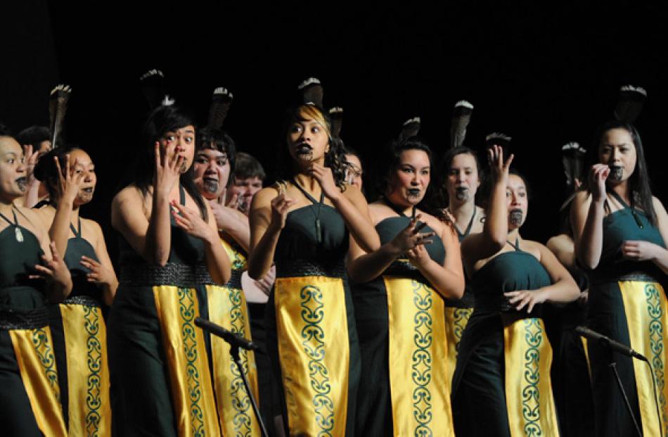 South Otago High School performs.