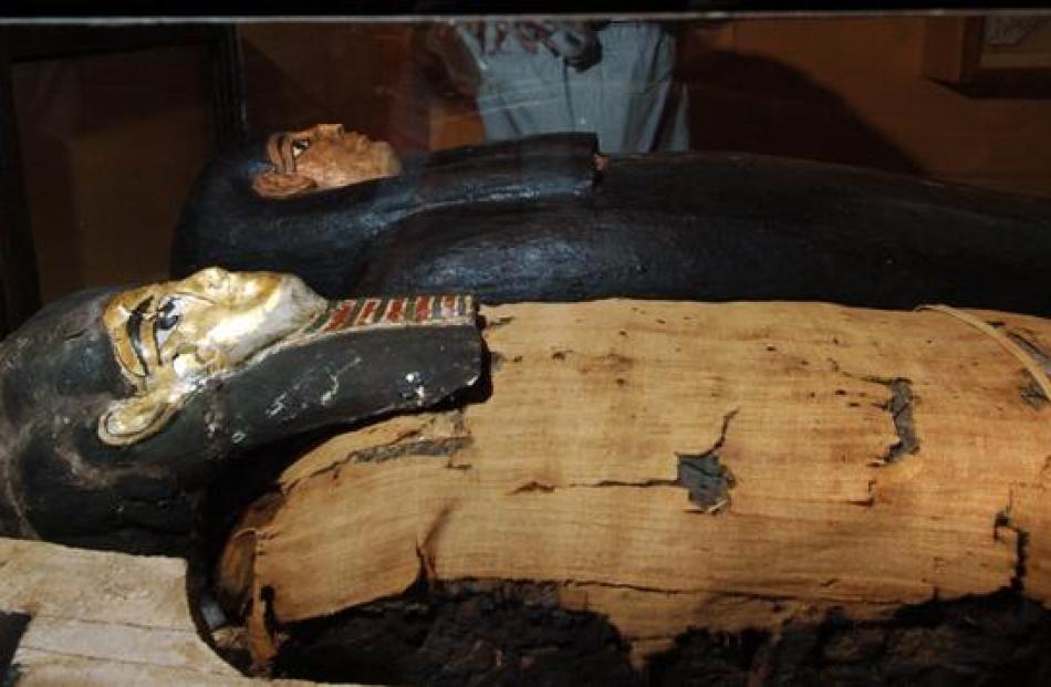 The museum's 2400-year-old Egyptian mummy is the only one in New Zealand. Photos by ODT/supplied.