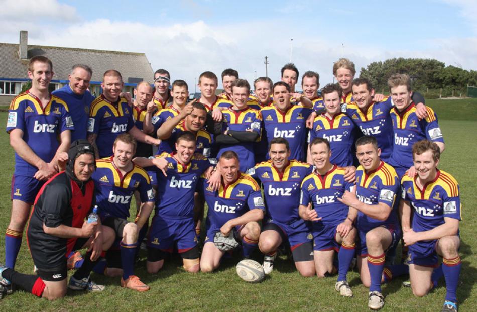 The winning 4th Otago-Southland Battalion Group rugby team.