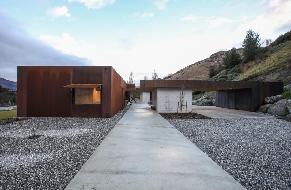 The Corten steel facades are a nod to the colours of the surrounding landscape.