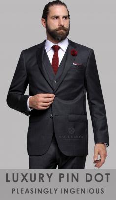 Savile Row suits available from Alex Campbell Menswear.