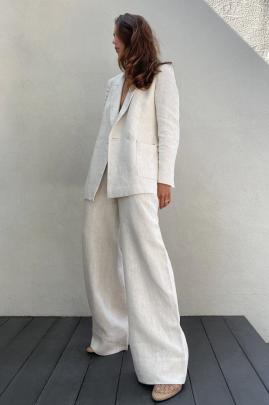 The all natural Crescent Linen Pant designed by emerging New Zealand designer Caitlin Crisp ,...