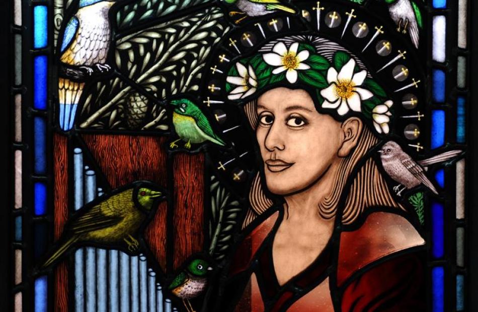 Dame Kiri Te Kanawa appears as St Cecilia, the patron saint of music. She embodies the cultural...