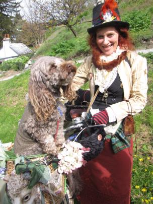 Donna Demente and her 5-year-old poodle Tuppence.