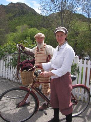 Laird McGillicuddy, back, and Adrienne Carthew, both of Te Pahu, Waikato.