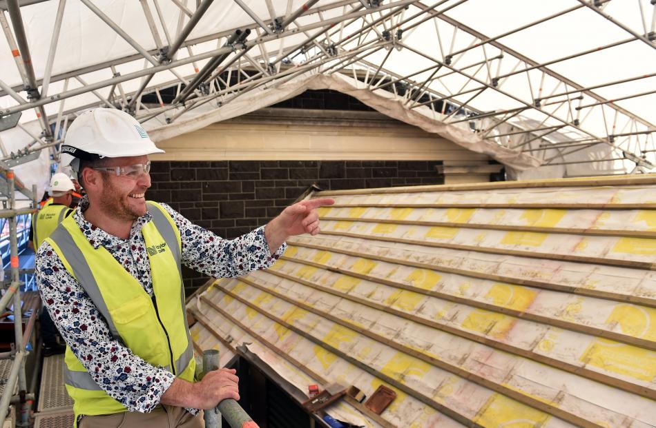 Mr Stevenson says traditional craftsmanship is needed for the restoration project.