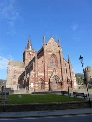 St Magnus Cathedral in Kirkwall.