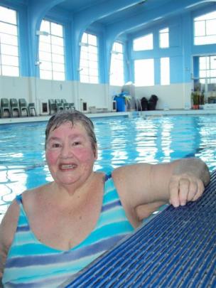 Rosalie Cunningham (71), of Warrington, who exercises and swims laps three times a week at the...
