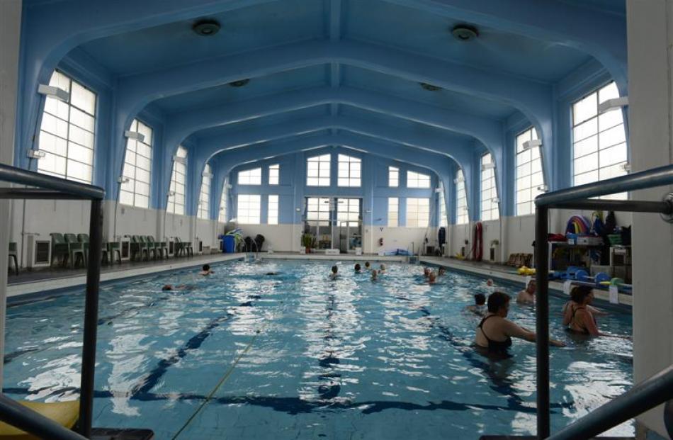 The interior of the Physio pool. Photos by Peter McIntosh.