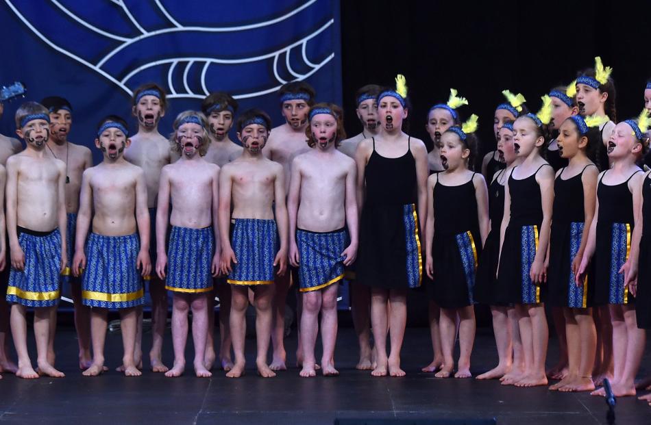 Opoho School kapa haka group gave a 20-minute performance as part of the online-only festival....
