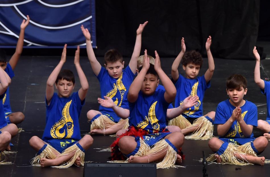 George St Normal School stormed the stage with their act.

