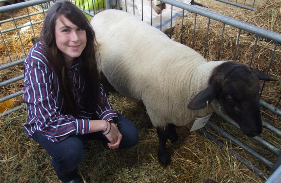 Middlemarch teenager Jodie Gibson is continuing a family interest in stud breeding.