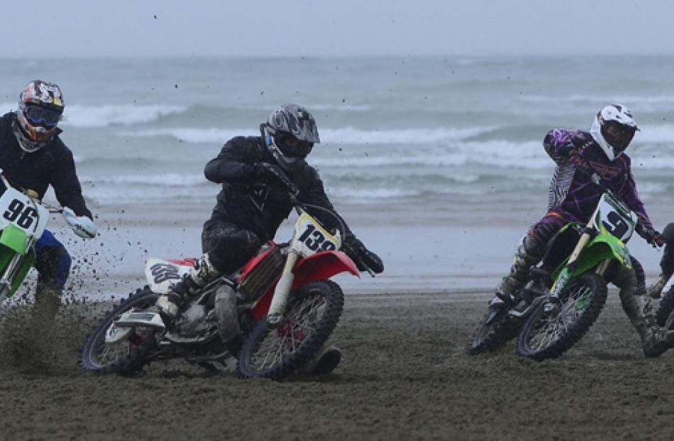 New Zealand Beach racing Champs at Oreti Beach, Otatara, Invercargill.