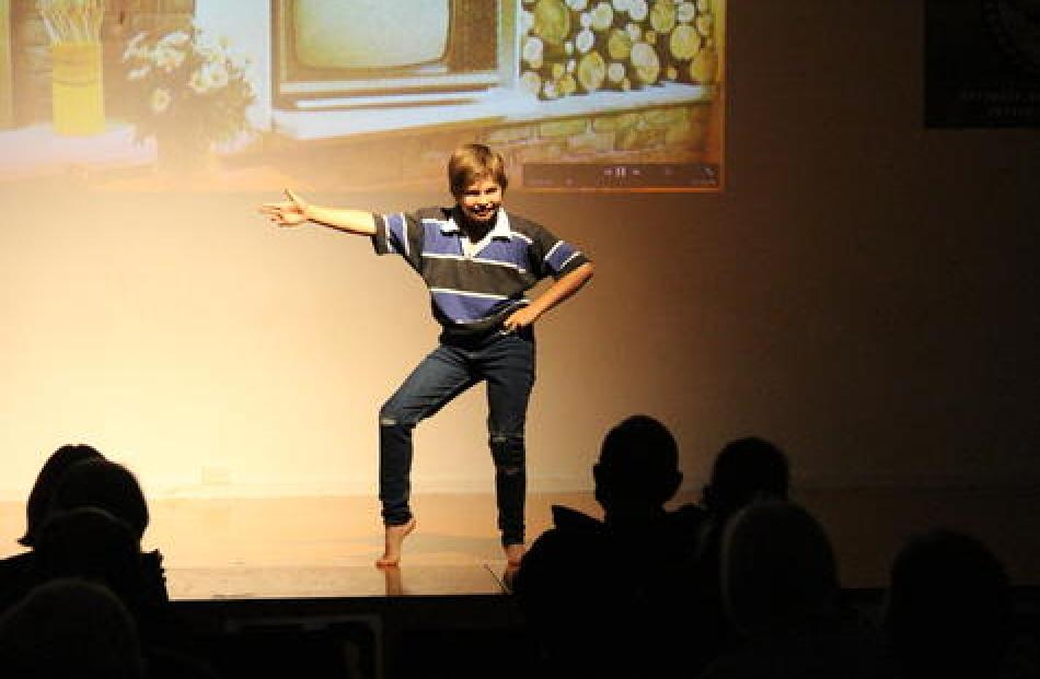 Tom Gainsford as main character Barry Room in the Cotswold School production, Saturday Night's...