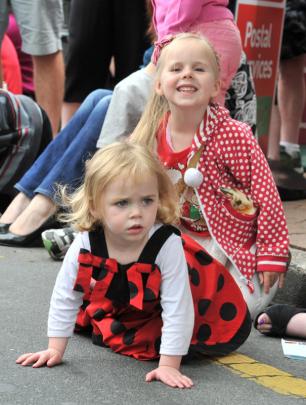 Sienna Davison (20 months) and Ruby Macdonald (7).