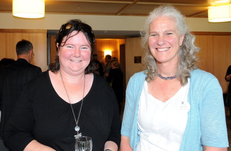 Physiotherapist Jo Ayers of Milton and board member Leigh Hale, both of Dunedin.