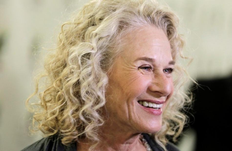 Carole King is interviewed at 'A Celebration of Carole King And Her Music' - a concert to benefit...