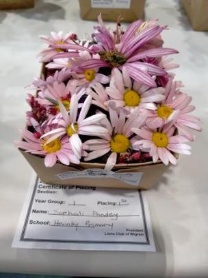 A winning exhibit from the Festival of Flowers.
