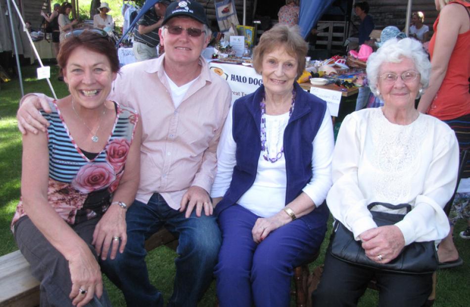 Yvonne Fogarty and Tony Eyre of Dunedin, Maryanne Bayliss of Auckland, and Audrey Fogarty of...