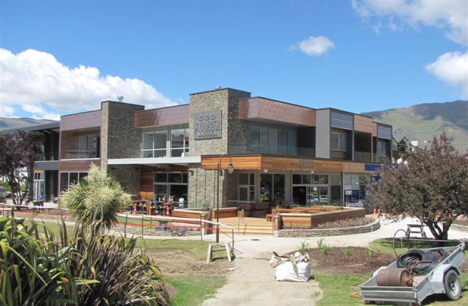 The  multi-use lakefront commercial building at 93 Ardmore St, Wanaka.