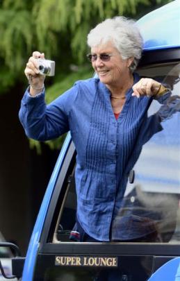 Sue McGuire, of the Gold Coast, Australia, a passenger on the  cruise ship Sea Princess,...