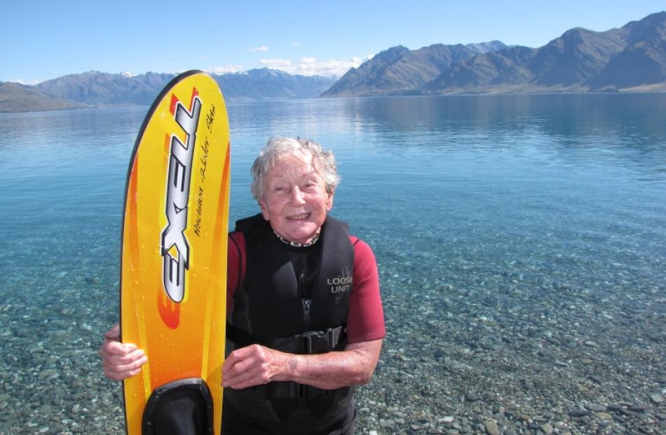 With perfect weather conditions in the Upper Clutha on Christmas morning, 85-year-old Wanaka...