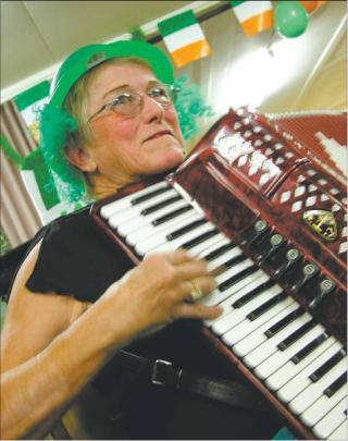 Stirring stuff: Janice Jaquiery, of Cromwell, had everyone’s toes tapping.